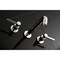 Kingston Brass Roman Tub Faucet, Polished Nickel, Wall Mount KS8026DL - alternate 2